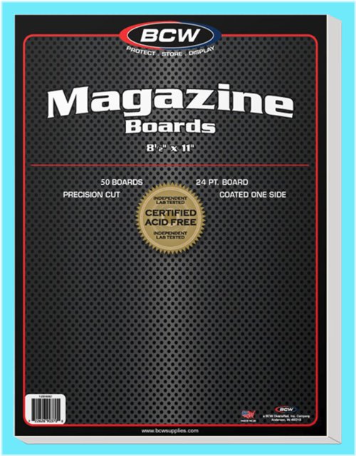 ComiGuard Magazine Backing Boards