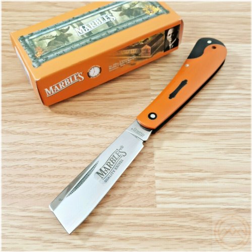 Hawkbill Marbles Folding Razor Knife