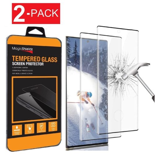PixelGuard Tempered Glass Screen Protectors - 2 Pack