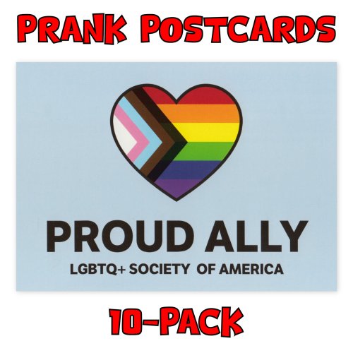 LGBTQ+ Prank Postcards - Set of 10