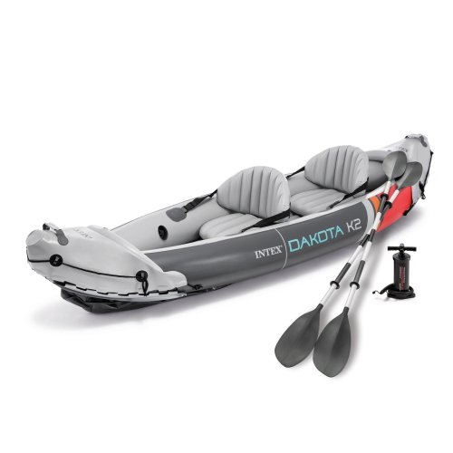 River Adventure Duo Inflatable Kayak Set with Accessories