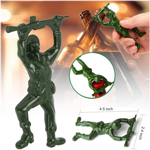 Green Trooper Bottle Opener