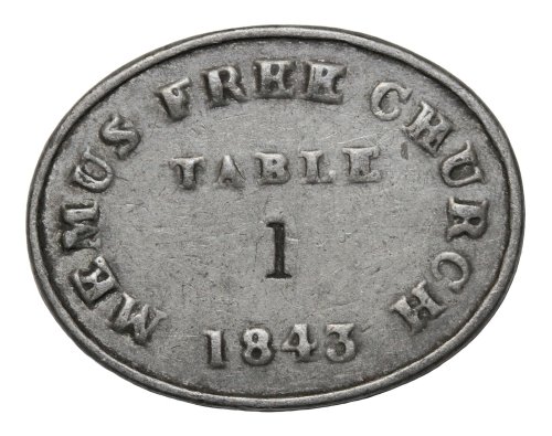 Angus Communion Token 1843