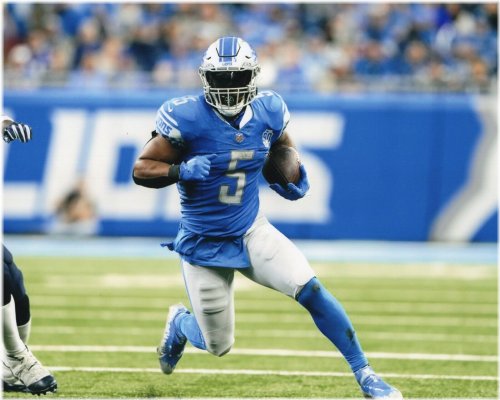 Gridiron Glory: David Montgomery Vintage Photo