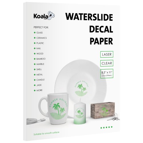 Clear Waterslide Decal Paper