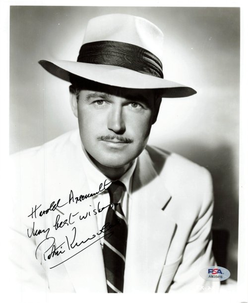 Vintage Hollywood Signature Memorabilia