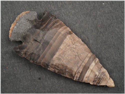 Flint River Washed Spearhead Knife Blade Arrowhead B914