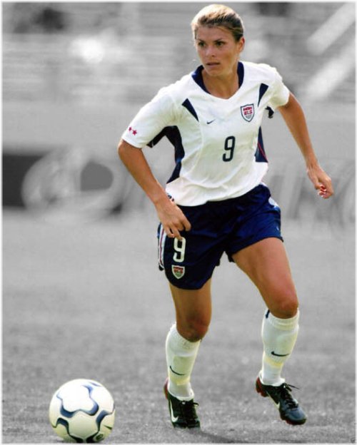 Golden Moment: MIA HAMM 8x10 Glossy Photo Print