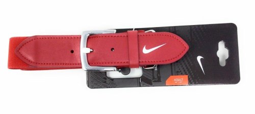 Scarlet Leather Baseball Belt by Nike