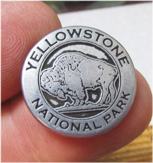 Yellowstone Bison & Geyser Keepsake