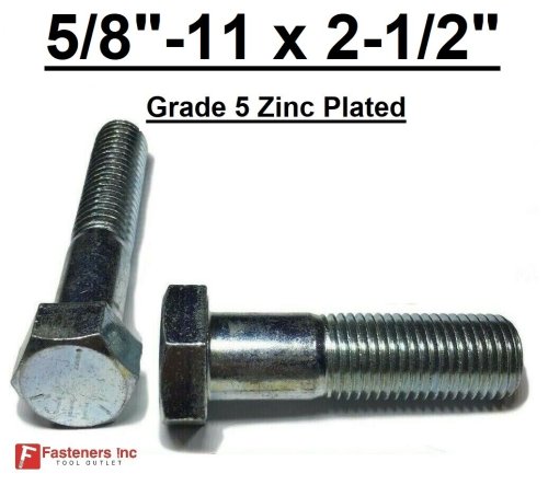 Zinc Plated Grade 5 Hex Cap Bolt