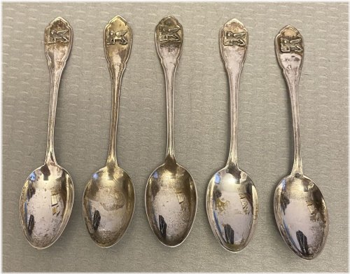 Griffin Lion PAX Silver Spoon Set