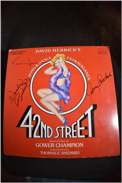 Broadway Legends Autographed Record Album
