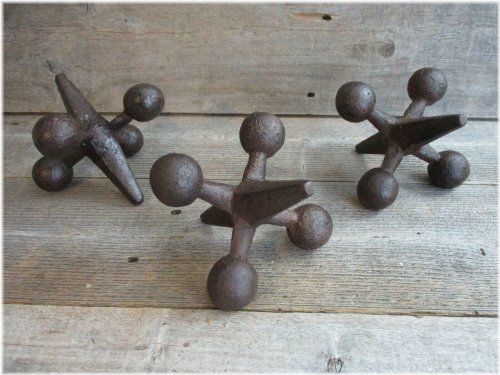 Rustic Americana Cast Iron Jacks