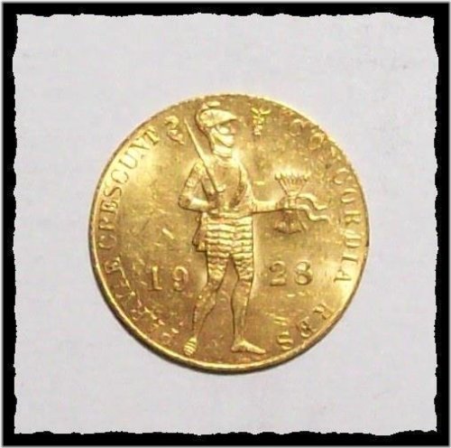 Netherlands Trade Dukat Gold Coin - 1928 Edition