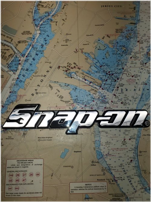 Vintage Snap-On Tool Box Logo Emblem