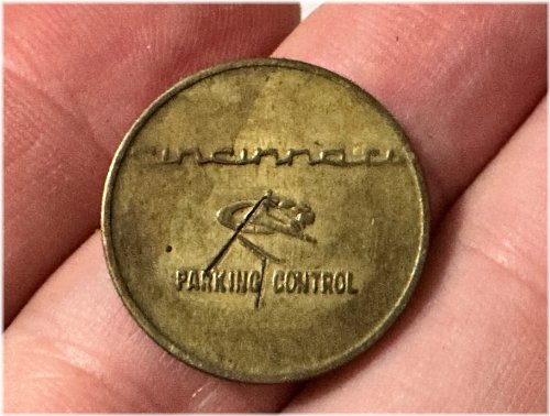 Cincinnati 11-5 Unit Vintage Parking Control Token