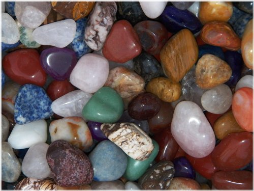 Polished Gemstone Assortment with Bonus Faceted Stone