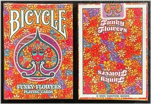 Bicycle Funky Flowers Playing Cards by Yasuyuki Honne