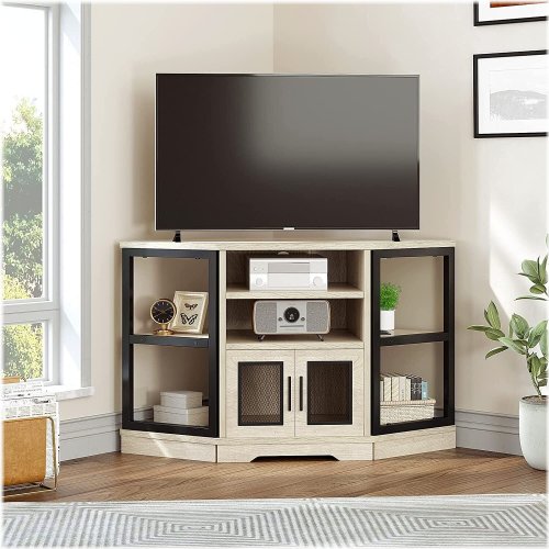 Corner Power Hub TV Cabinet