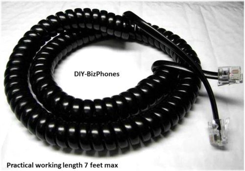 Panasonic Black Handset Cord Bundle for KX DT500 and NT500 Series Phones