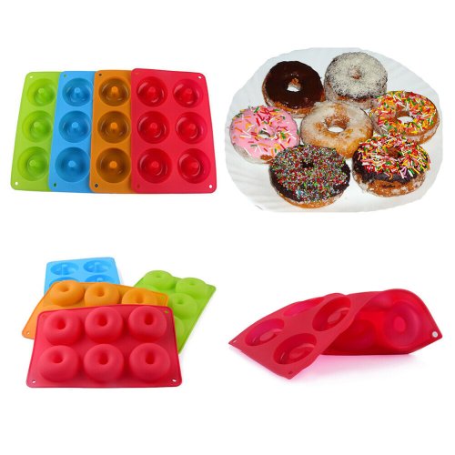 Silicone Baking Pan for Donuts, Bagels, Cakes, Biscuits, and Muffins