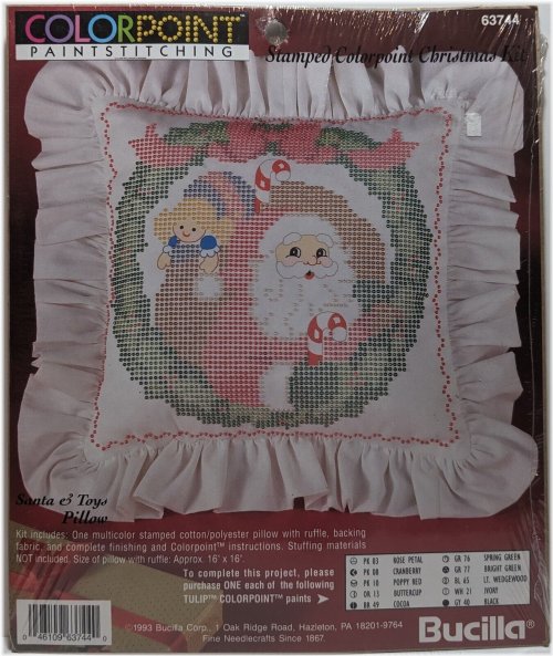 Holiday Stitching Pillow Kit