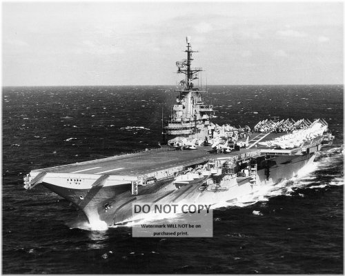 Intrepid Memories: USS Intrepid (CV-11) Circa 1960 - 8x10 Photo