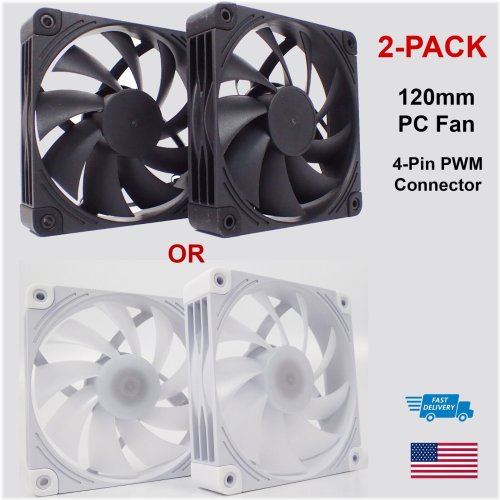 WhisperCool Dual Pack 120mm PWM Fans