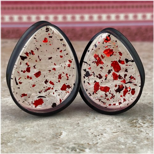Midnight Crimson Flare Plugs