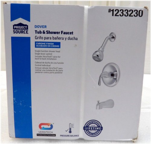 Chrome Finish Single Lever Shower Set