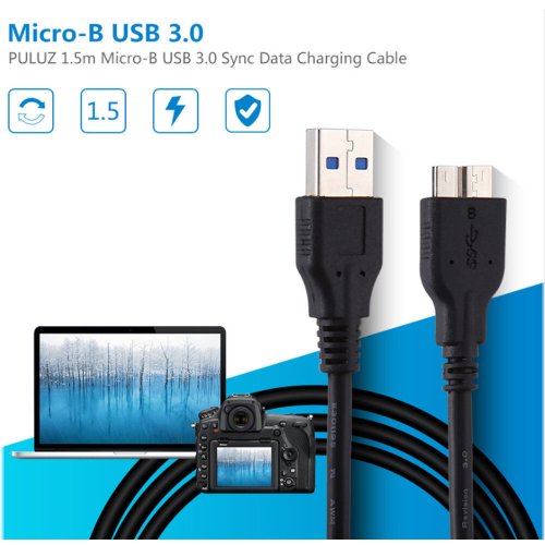 ProLink Micro USB 3.0 Tether Cable for Nikon Cameras