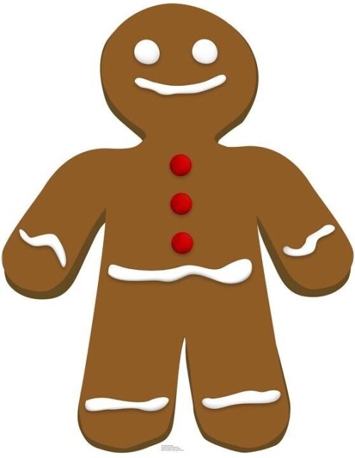 Gingerbread Man Life-Size Cardboard Stand-Up