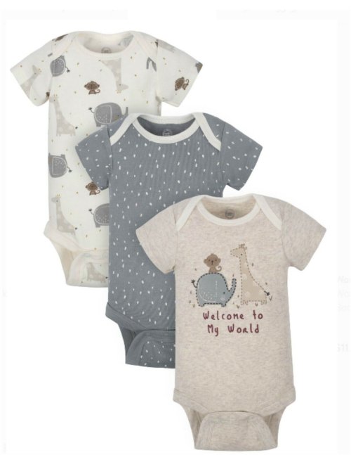 Zoo Collection Baby Bodysuits