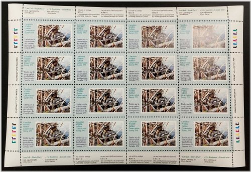 Canadian Wildlife Conservation Stamp Collection