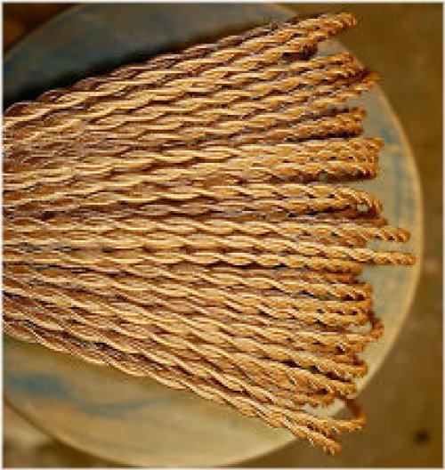 Golden Twist Vintage Lamp Cord