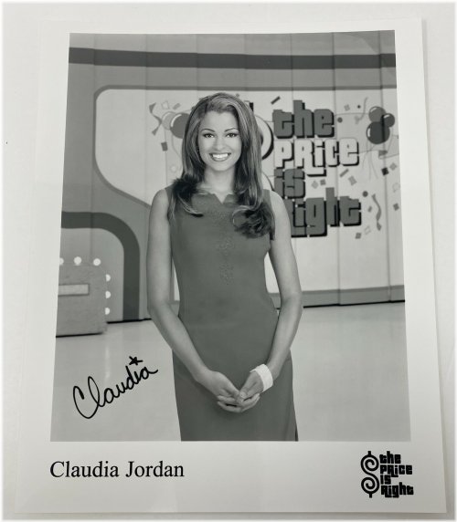 Price Is Right Celebrity Memorabilia: Claudia Jordan Autographed Photo