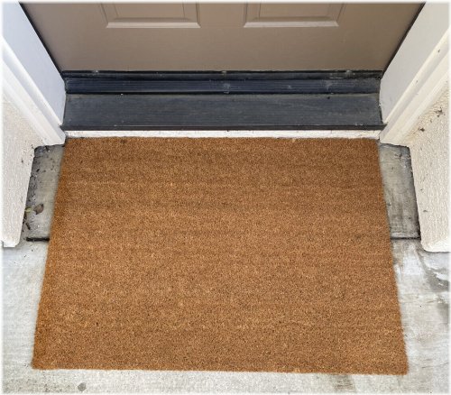 Natural Coir Welcome Mat with PVC Backing