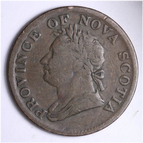 1832 Nova Scotia Half Penny Token