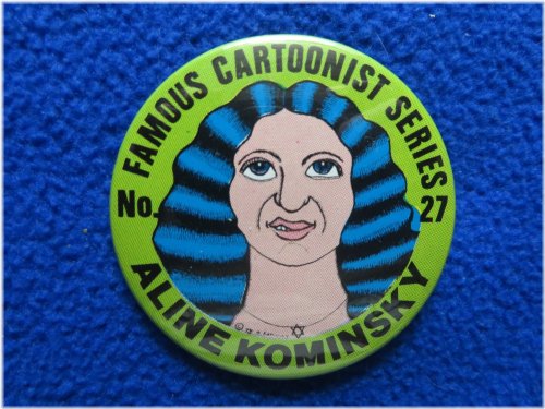 Collectible Cartoonist Button from Kitchen Sink Press