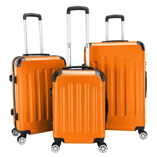 Travel Trio ABS Spinner Suitcase Set