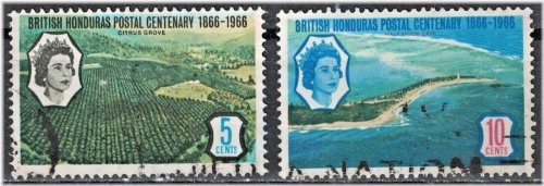 British Honduras 1966 Stamp Set - SC#200-01