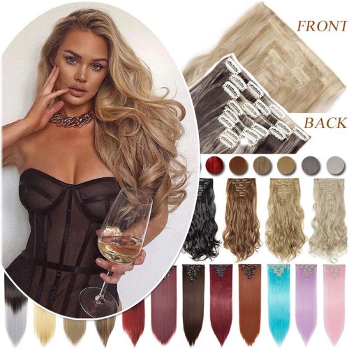 Natural Locks Clip-In Extensions Set