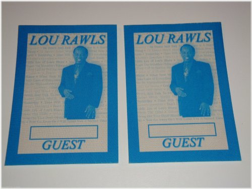 Sweet Soul Serenade: Lou Rawls Backstage Passes