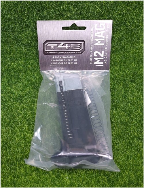 T4E Walther PPQ M2 .43 Caliber Magazine - 8 Round Rubber/Paintball