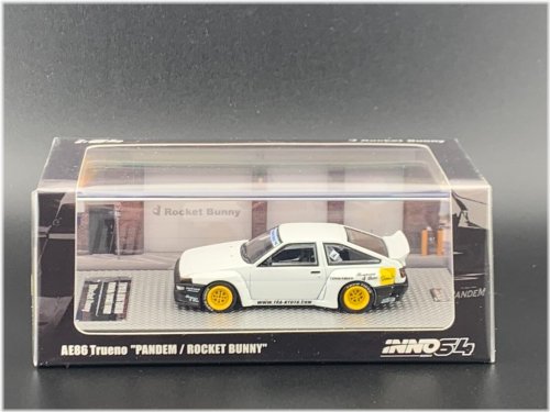 White Rocket Bunny AE86 Diecast Vehicle