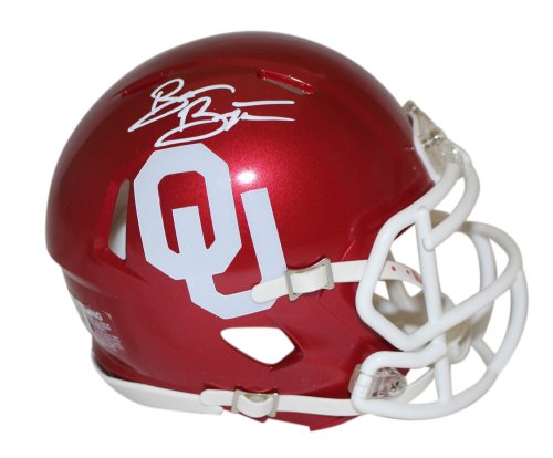 Brian Bosworth Signed Oklahoma Sooners Mini Helmet
