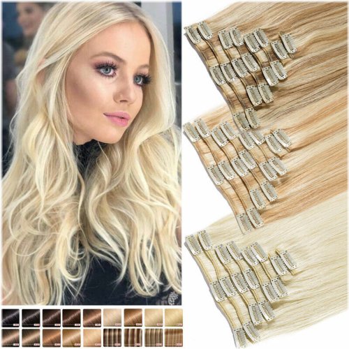 Blonde Seamless Hair Clips