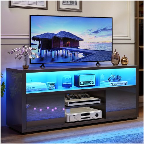 Modern Glossy TV Cabinet for 60" Screens