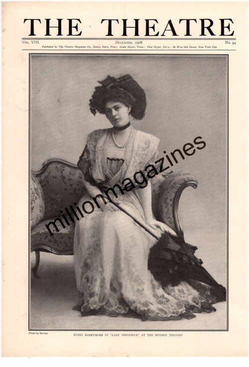 Vintage Ethel Barrymore Theatre Program